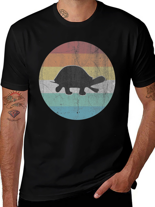 Retro Turtle T-Shirt - Vintage Style Graphic Tee