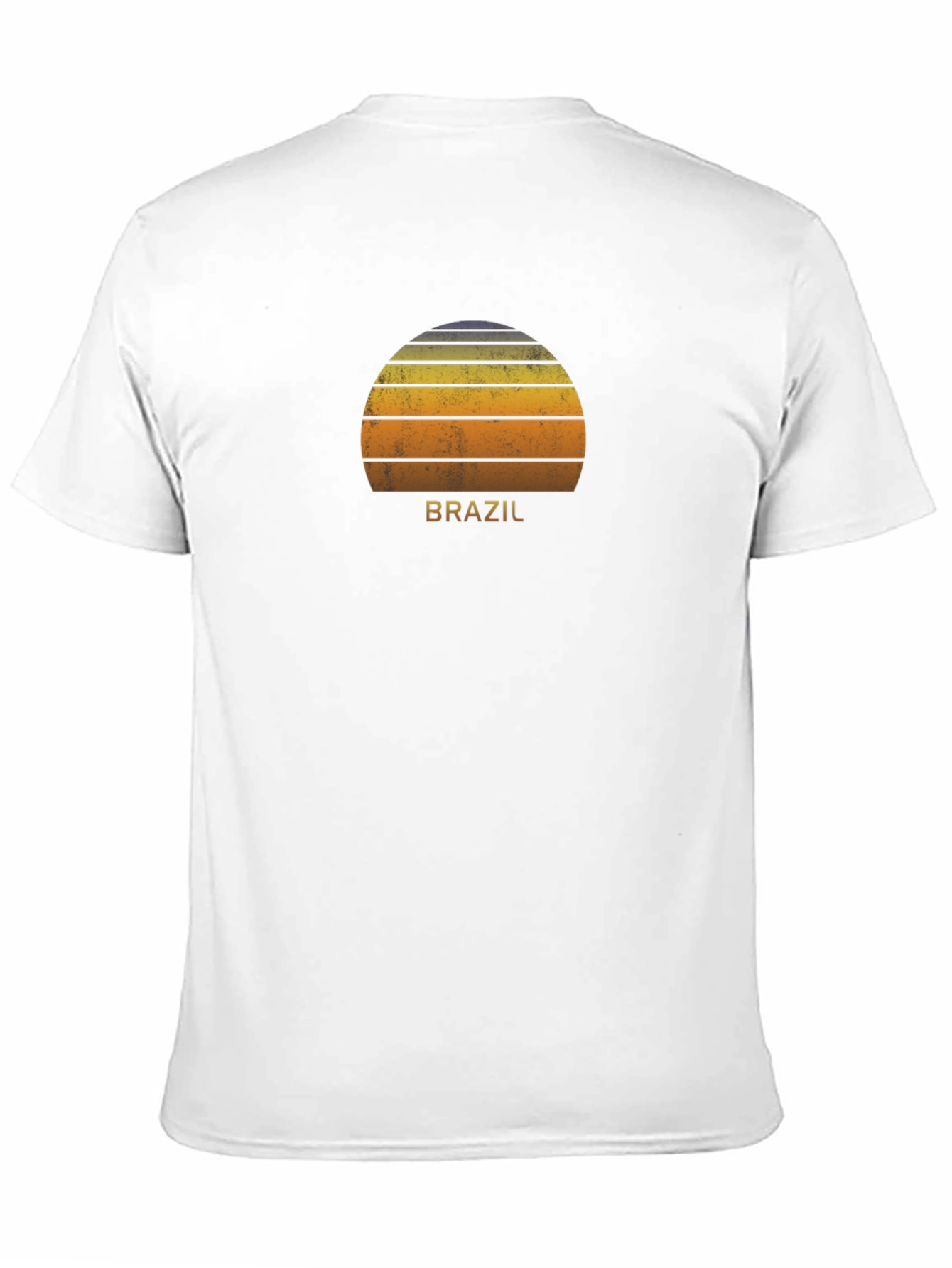 Brazil Sunset Graphic Tee - Retro Style