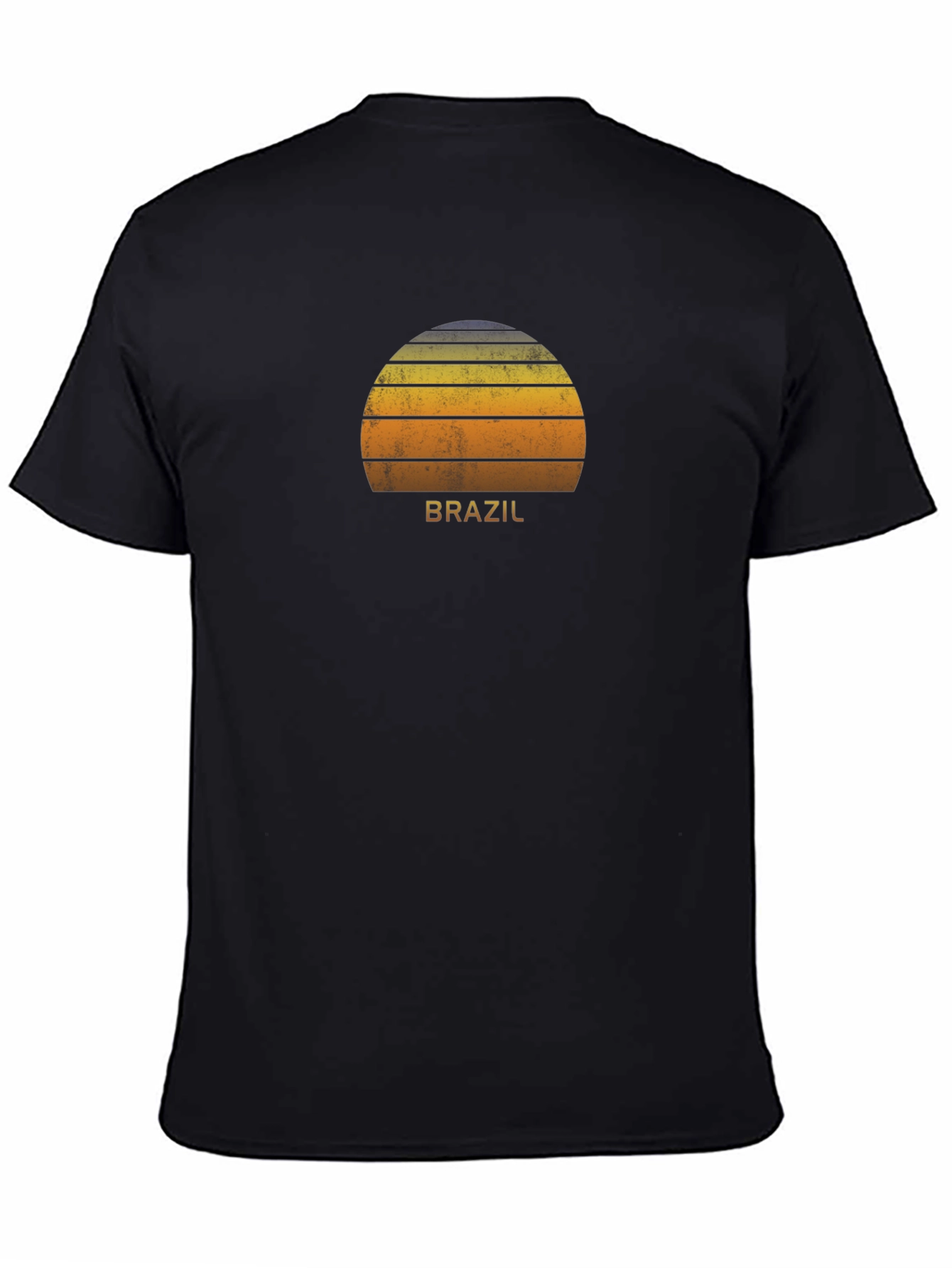 Brazil Sunset Graphic Tee - Retro Style