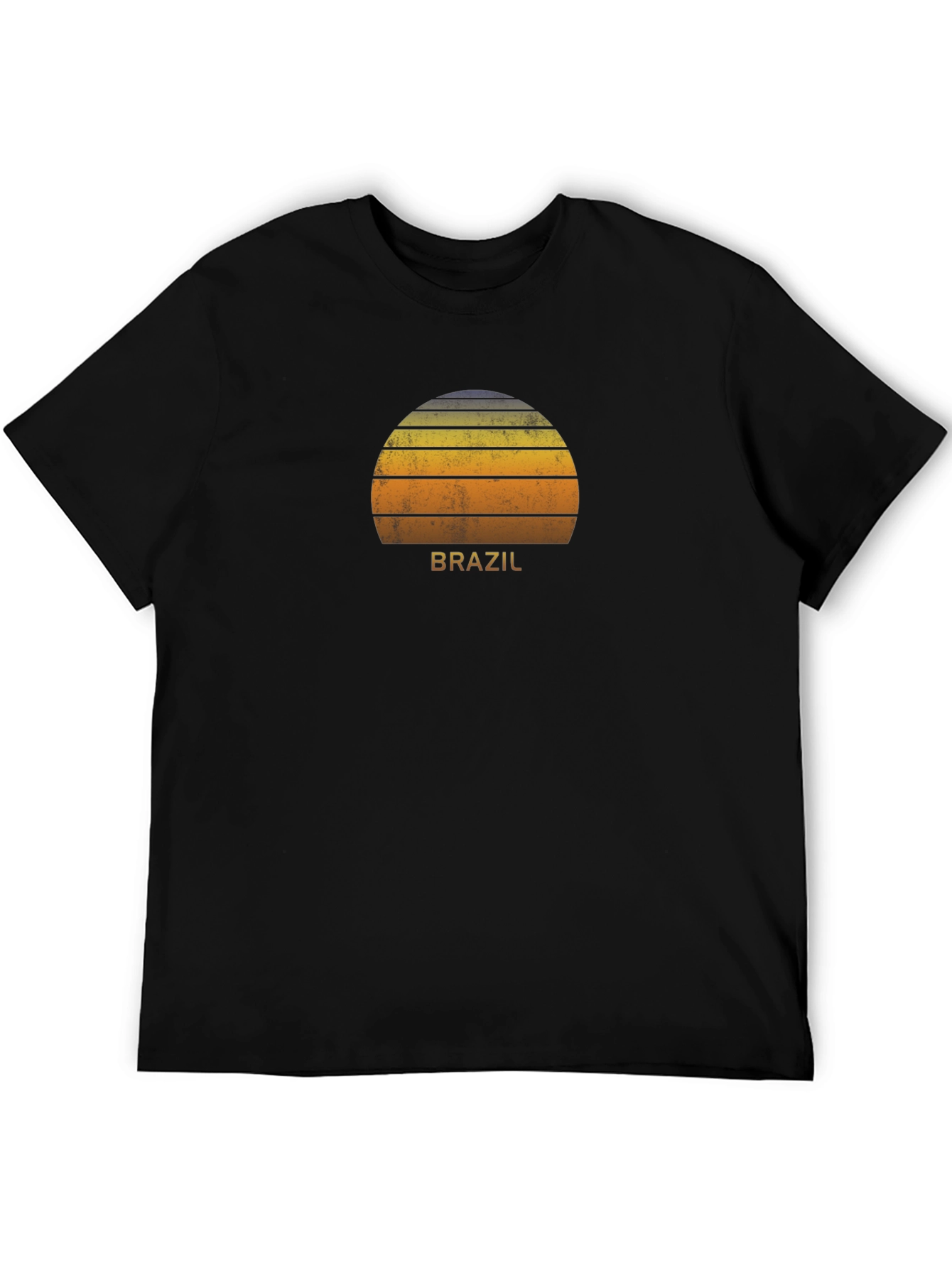 Brazil Sunset Graphic Tee - Retro Style