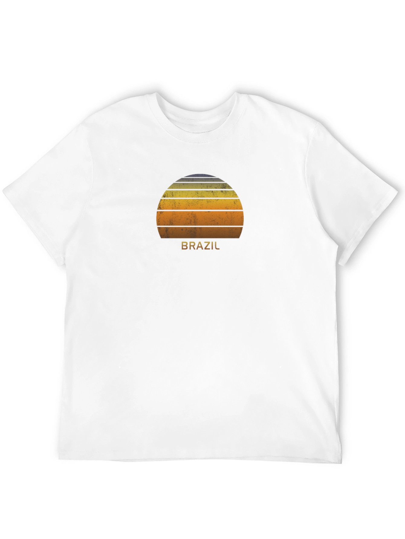 Brazil Sunset Graphic Tee - Retro Style