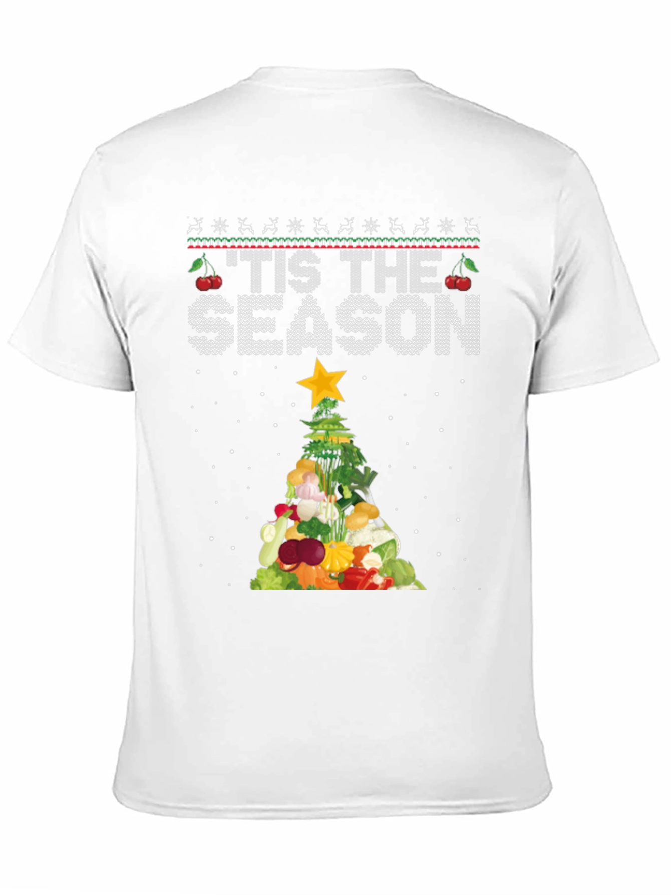 Tis The Season Vegetable Christmas Tree T-Shirt