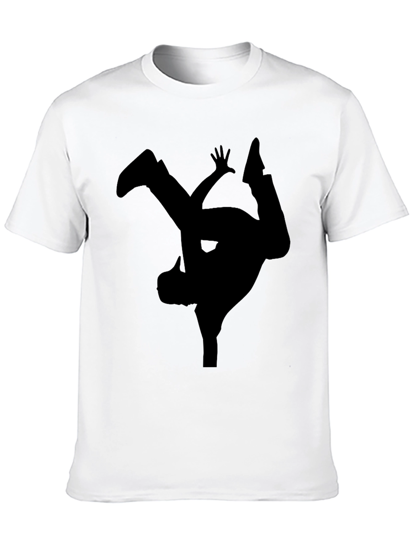 Breakdance Silhouette Black T-Shirt