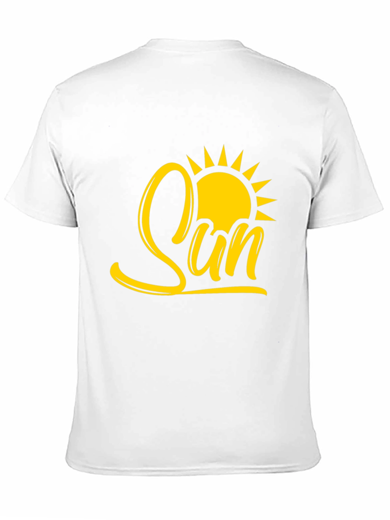 Sun Graphic Tee - Stylish Black Cotton T-Shirt