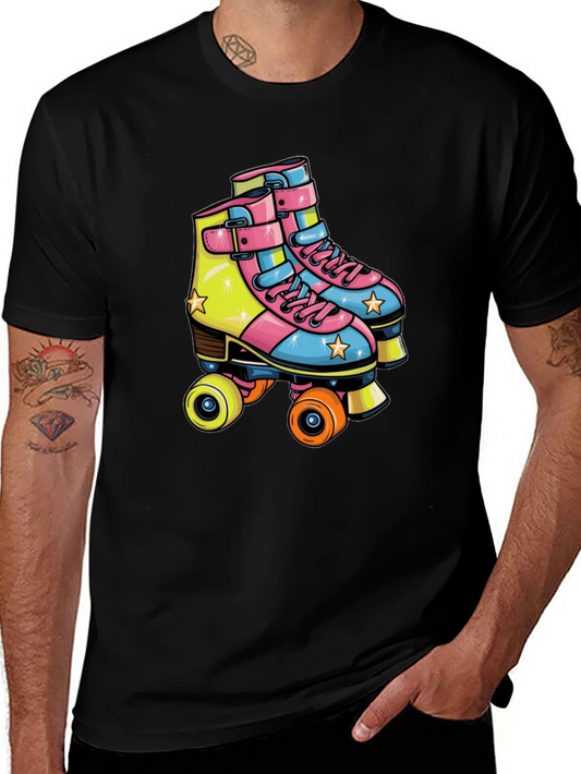Retro Roller Skate Graphic Tee