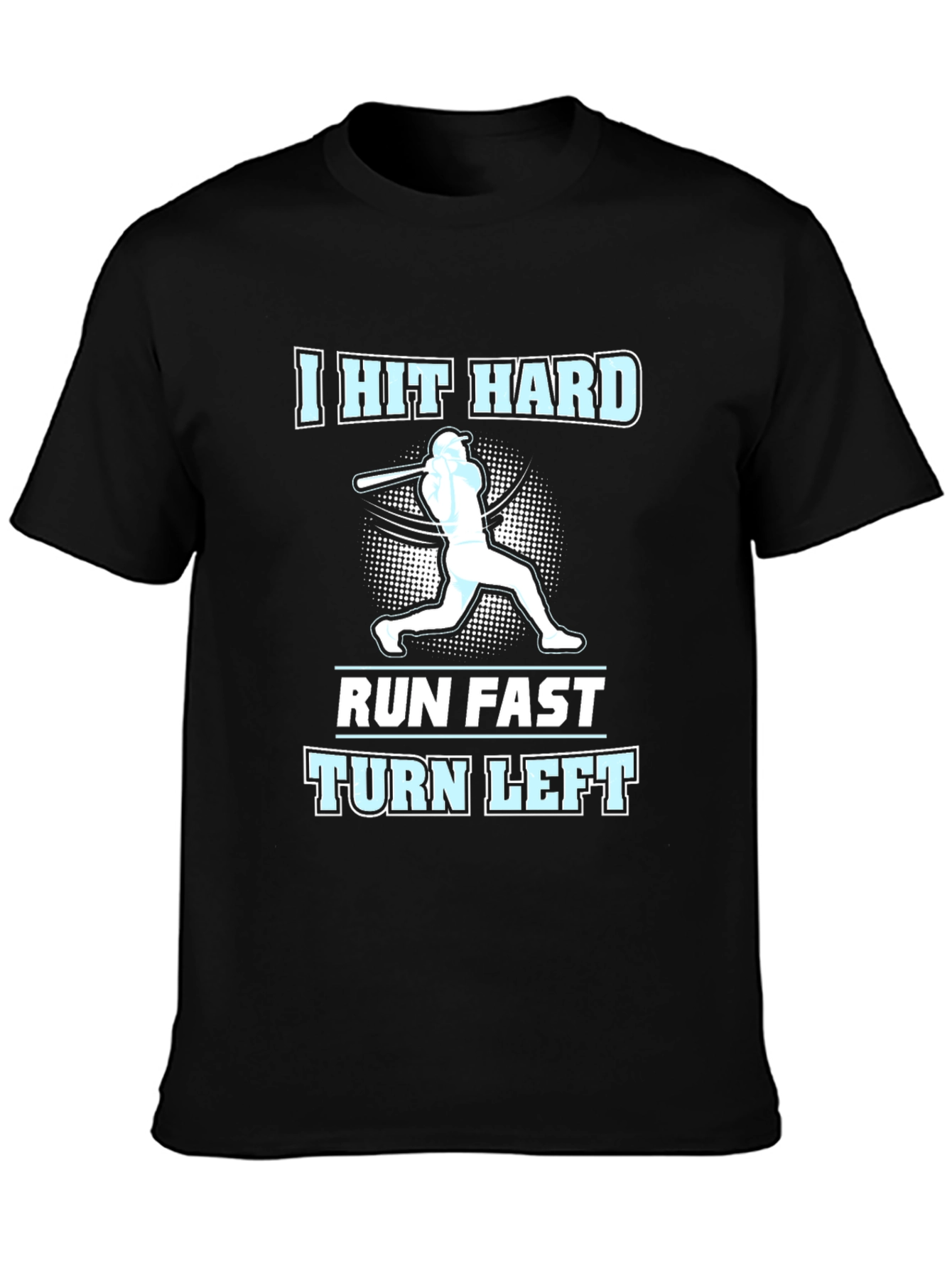 I Hit Hard Baseball T-Shirt