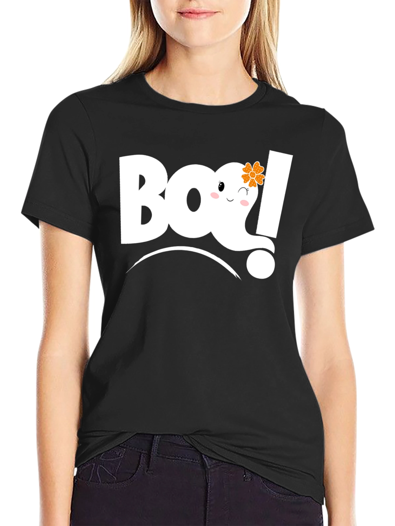 Boo! Halloween Ghost Graphic Tee