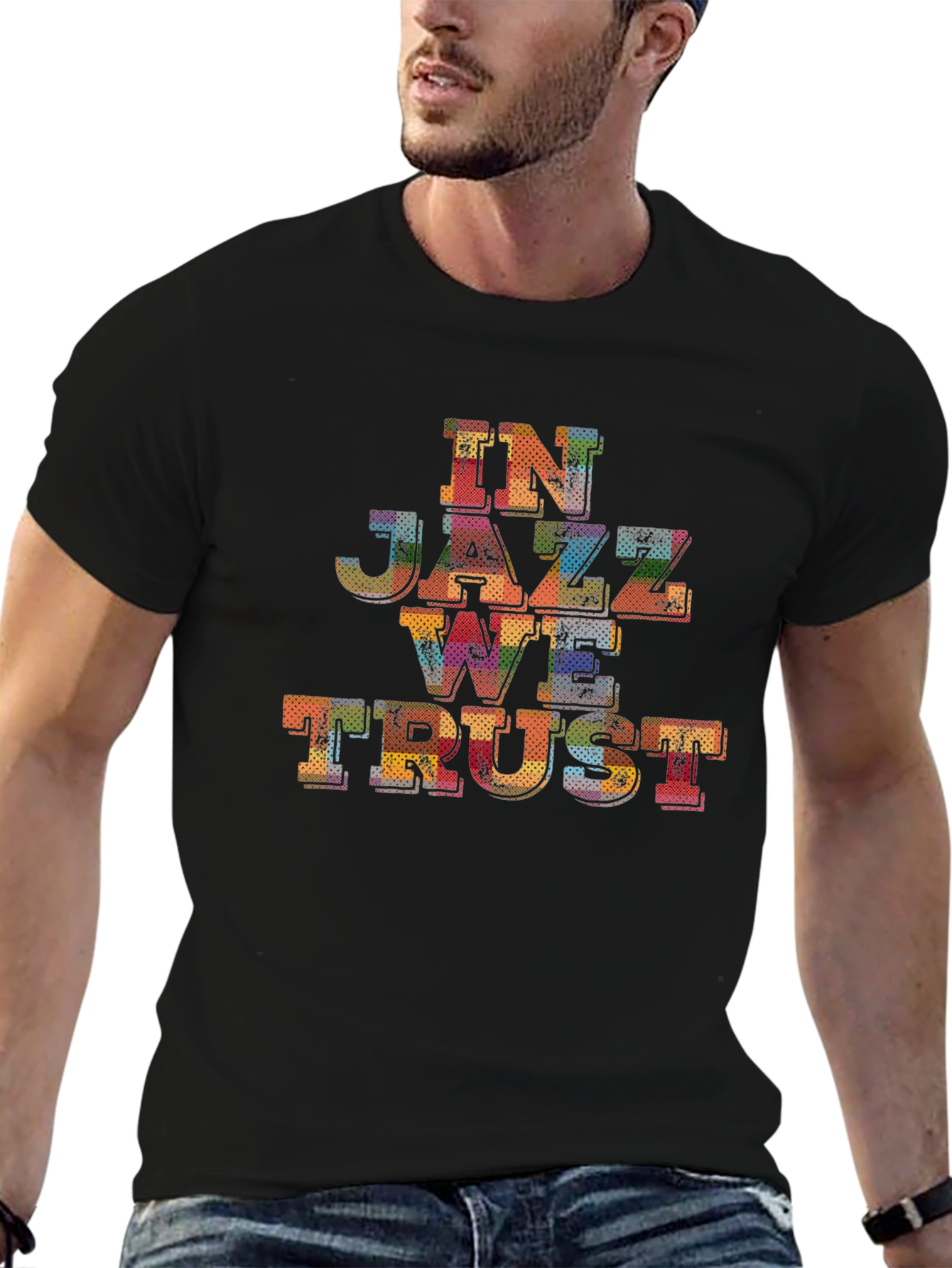 In Jazz We Trust T-Shirt - Cool Music Tee