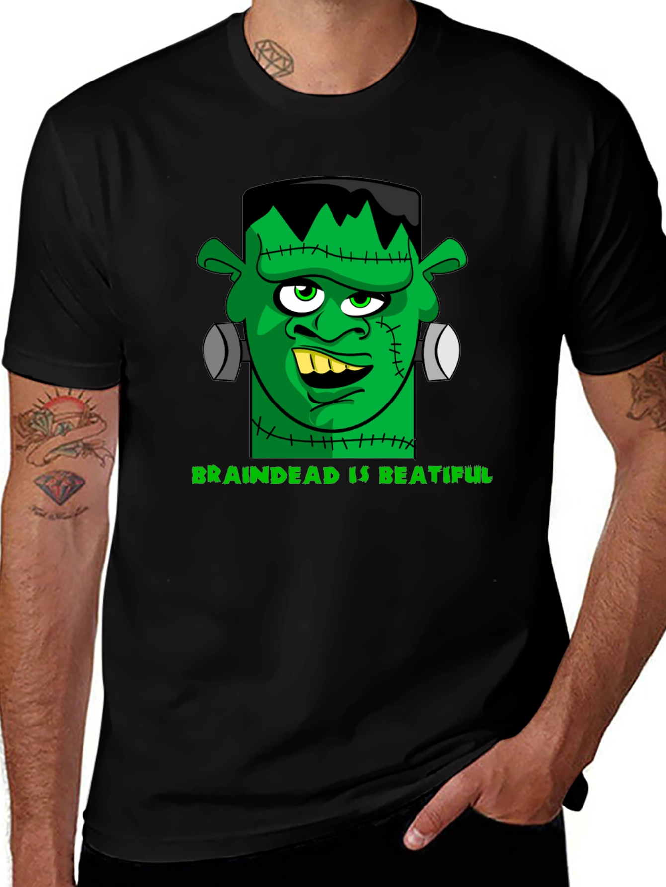Frankenstein Brain Dead is Beatiful T-Shirt