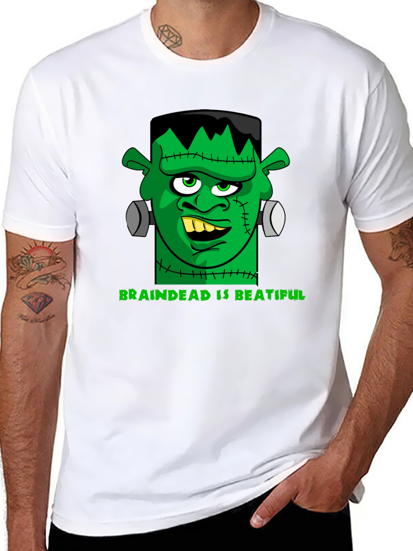 Frankenstein Brain Dead is Beatiful T-Shirt
