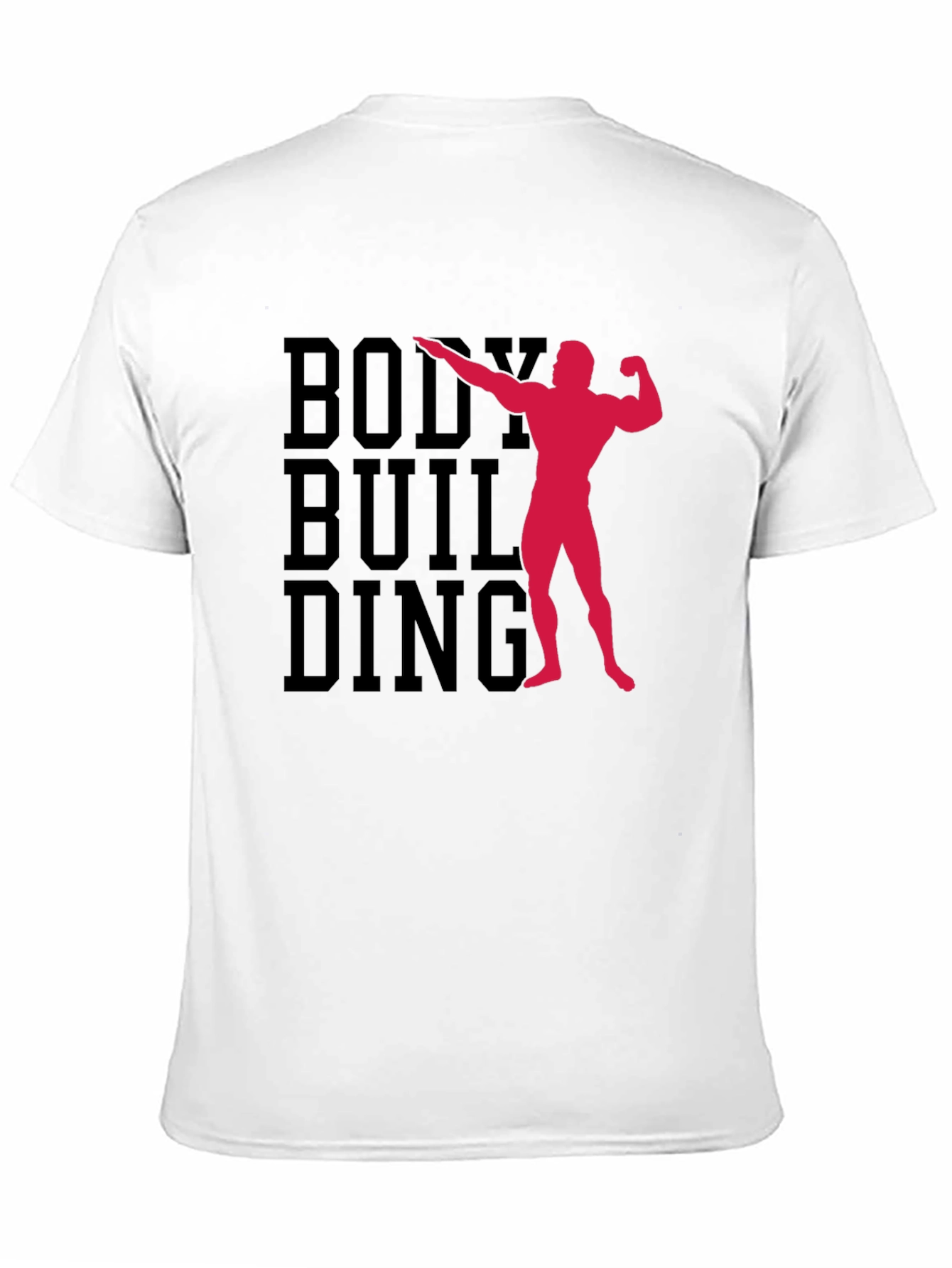 Bodybuilding Graphic Print T-Shirt