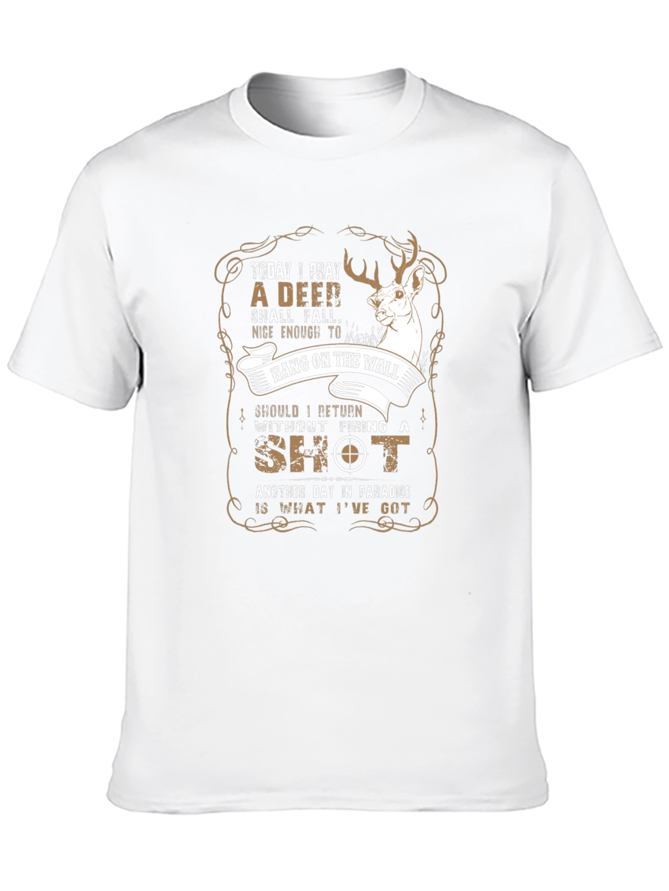 Hunting Graphic T-Shirt - Deer Design