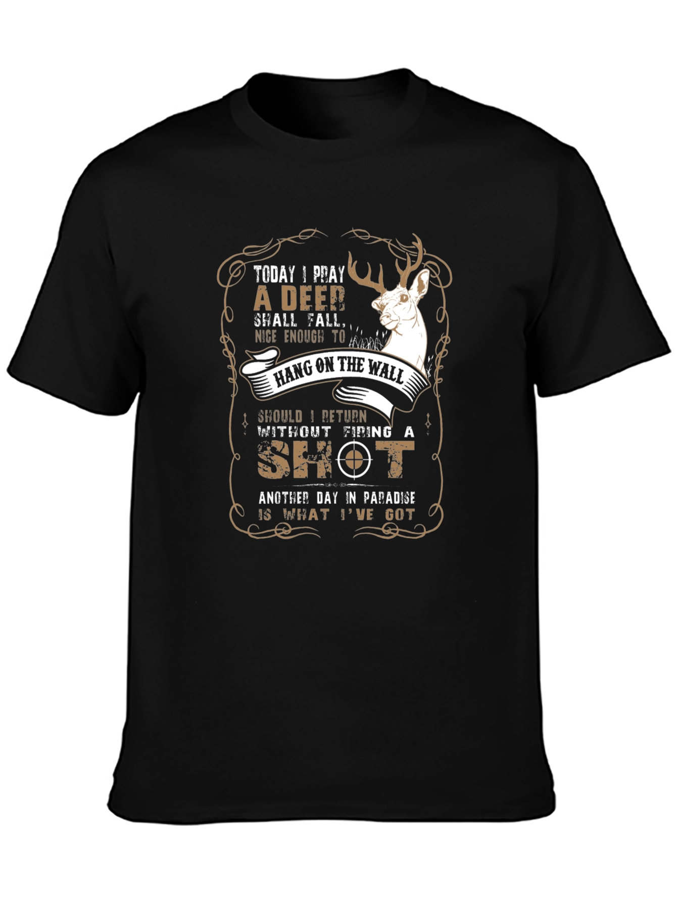 Hunting Graphic T-Shirt - Deer Design