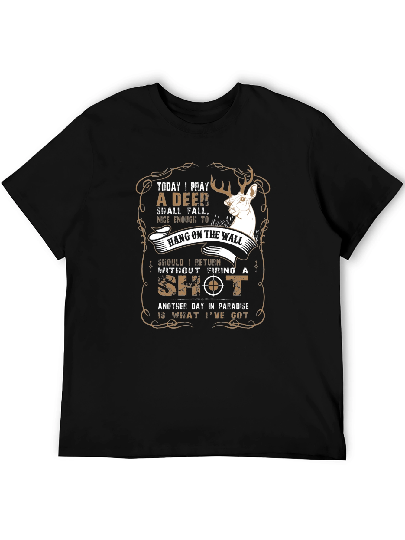 Hunting Graphic T-Shirt - Deer Design