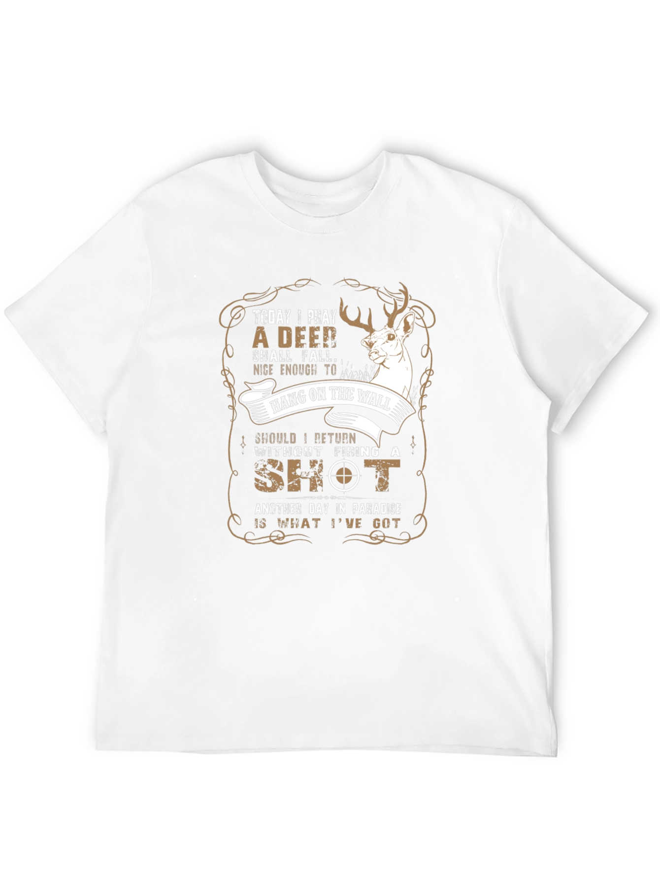 Hunting Graphic T-Shirt - Deer Design