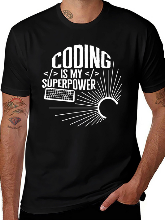Coding is My Superpower Graphic T-Shirt