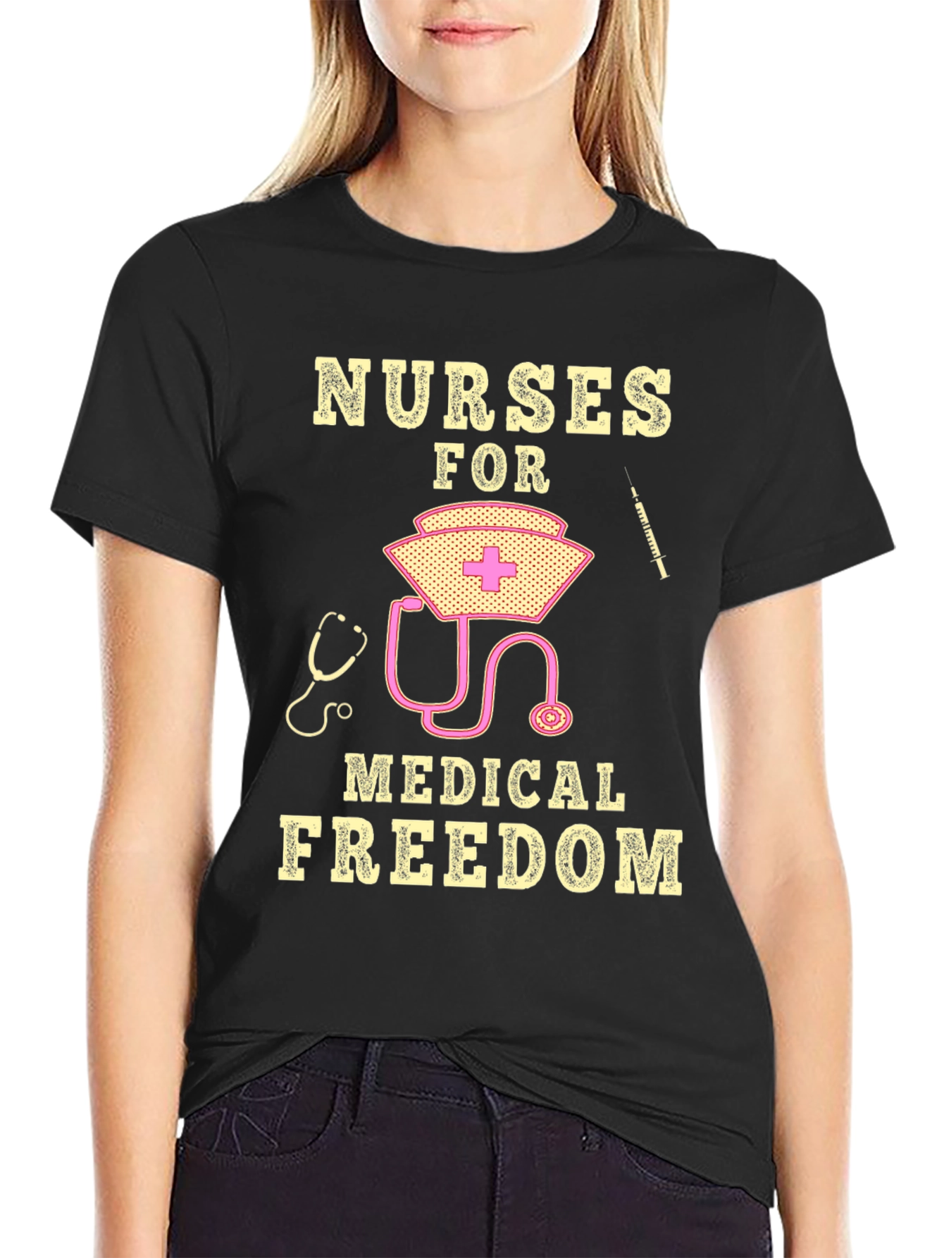 Nurses For Medical Freedom Graphic T-Shirt