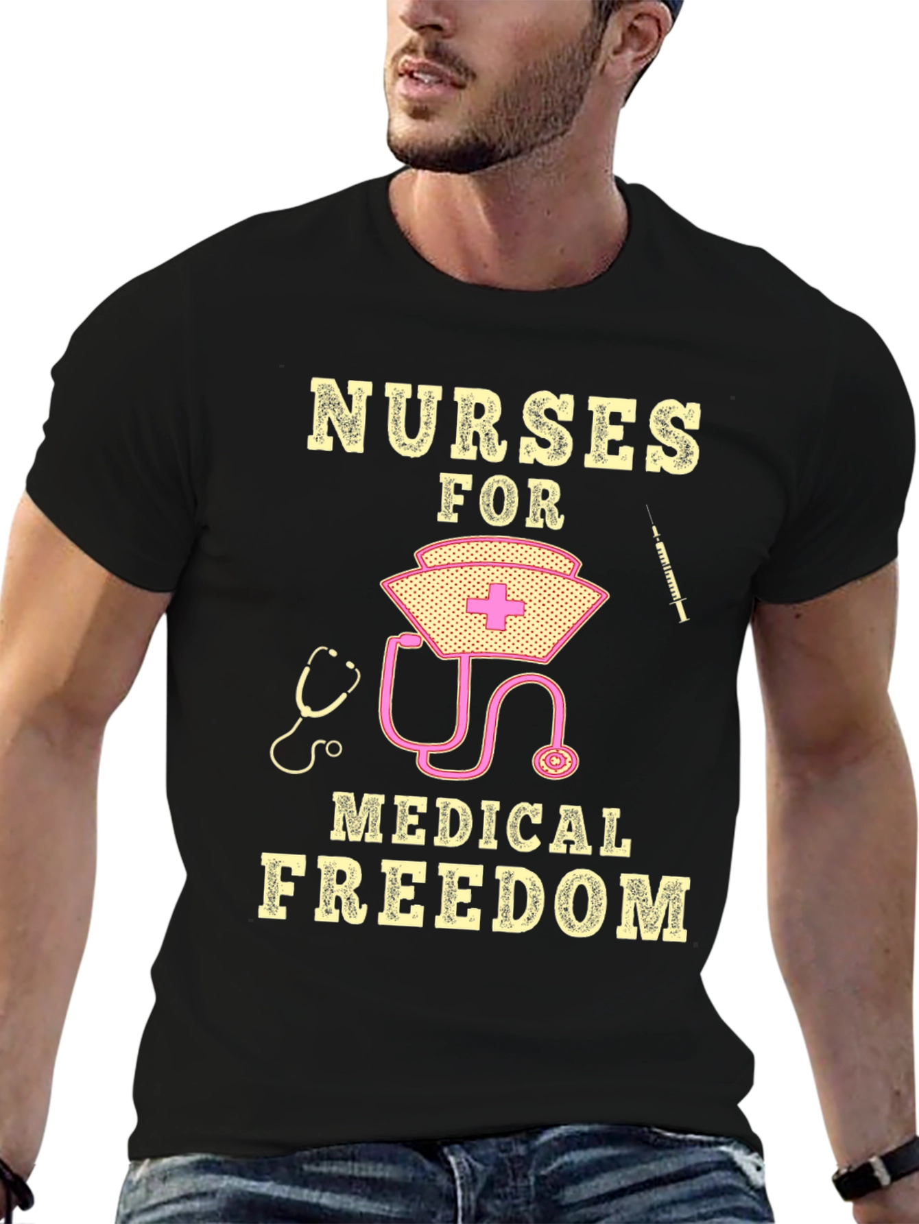Nurses For Medical Freedom Graphic T-Shirt