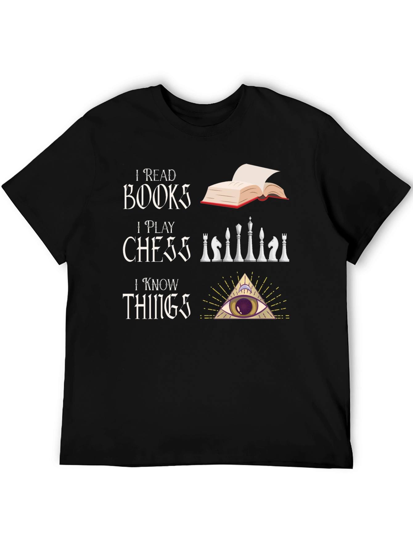 I Read Books I Play Chess T-Shirt