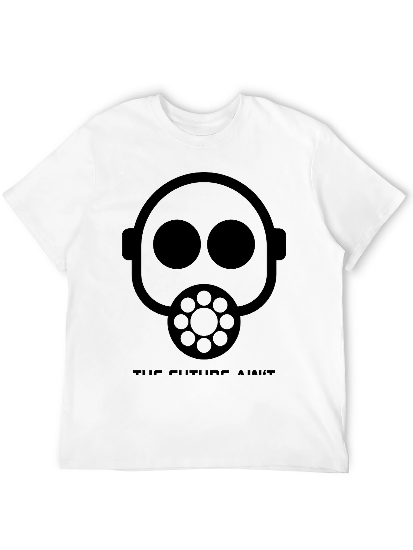 Gas Mask Graphic T-Shirt - Dark Humor Tee
