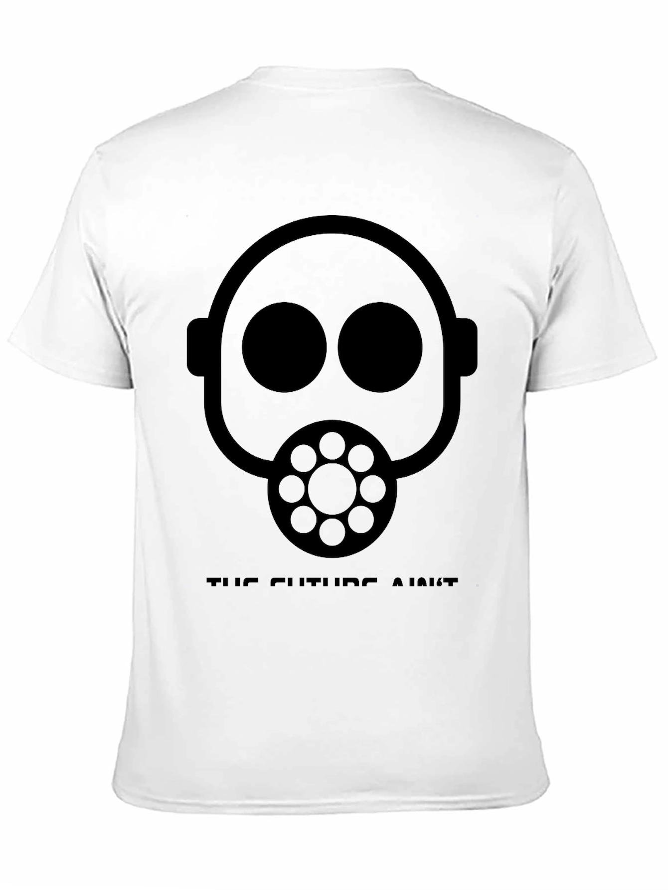 Gas Mask Graphic T-Shirt - Dark Humor Tee