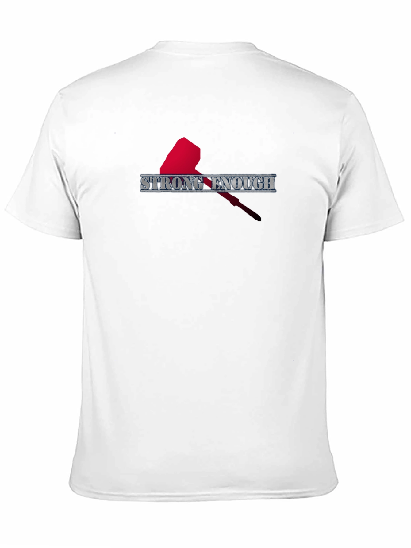 Strong Enough T-Shirt - Mens Black Graphic Tee