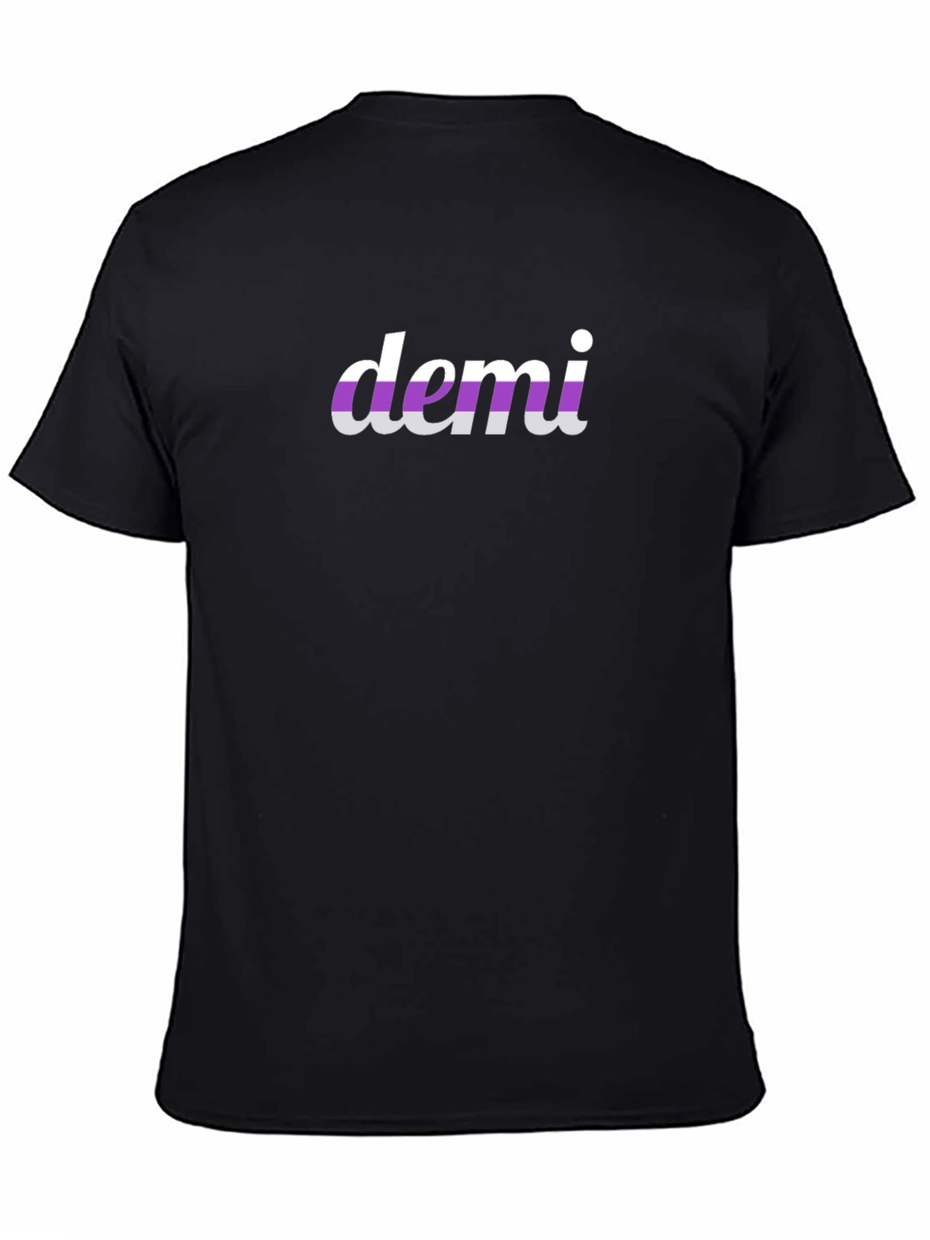 Demi T-Shirt - Striped Text Tee
