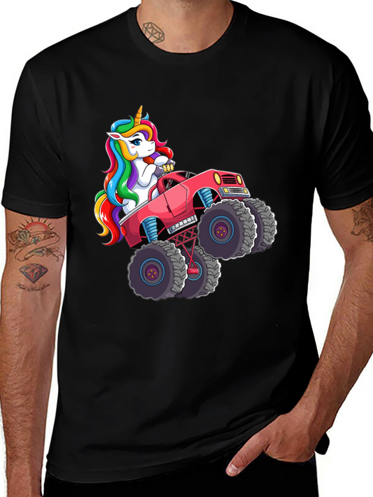 Unicorn Monster Truck Graphic Tee