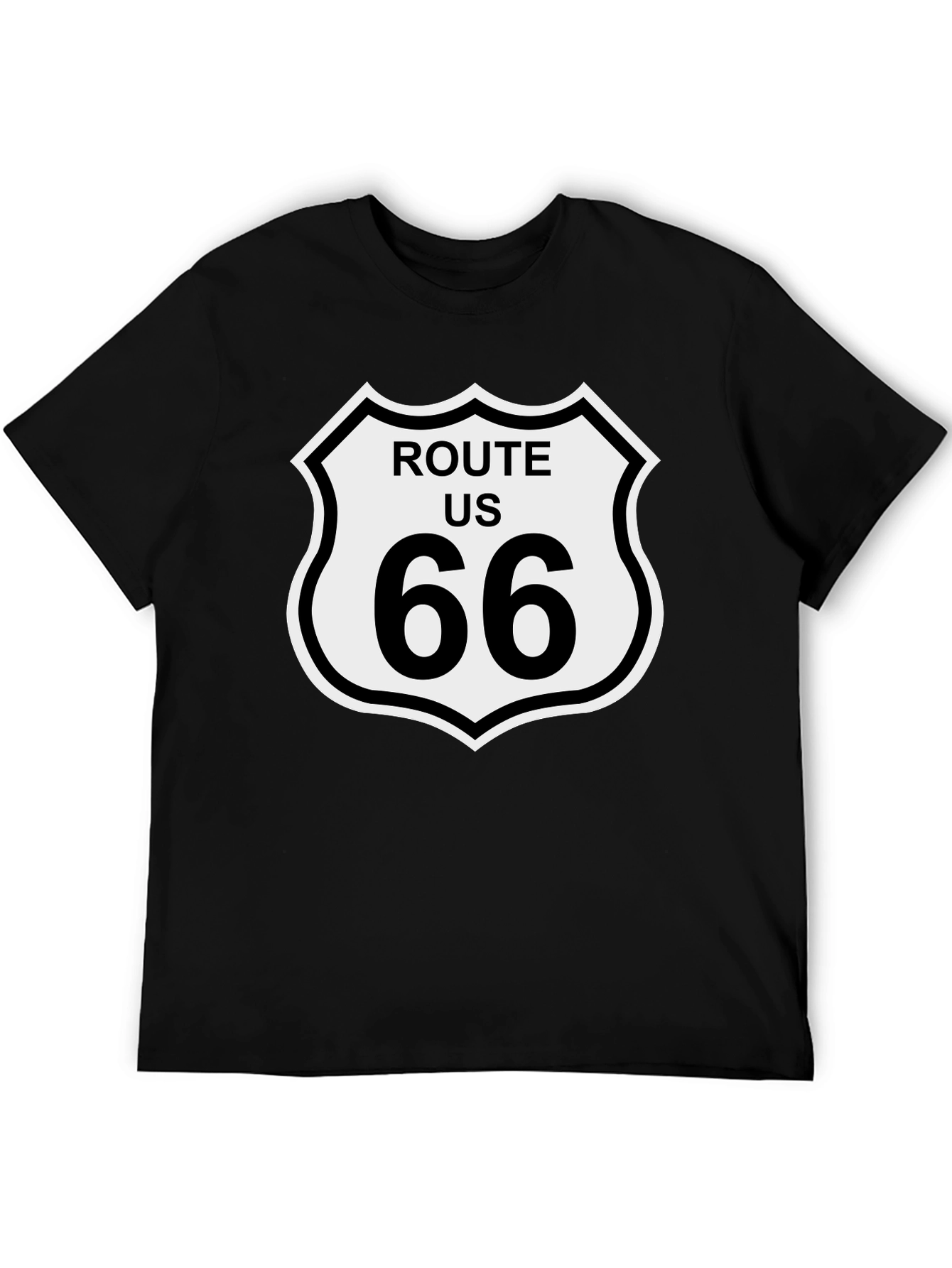 Route 66 Graphic Tee - Classic American Road Trip