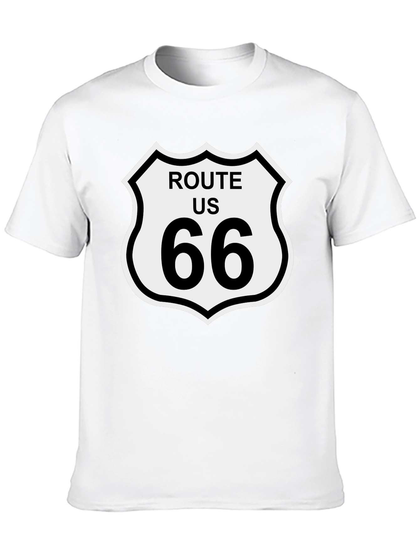 Route 66 Graphic Tee - Classic American Road Trip