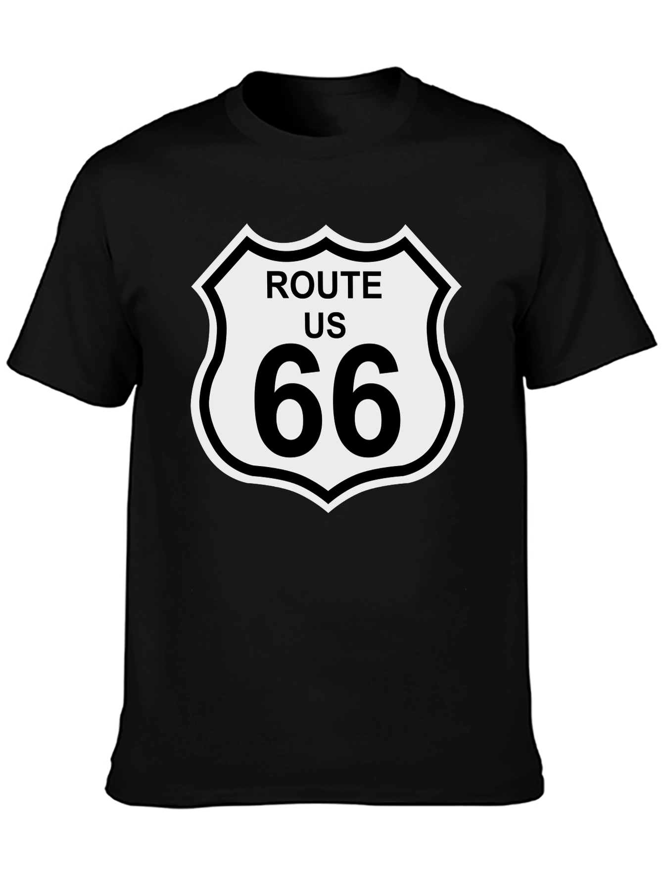 Route 66 Graphic Tee - Classic American Road Trip