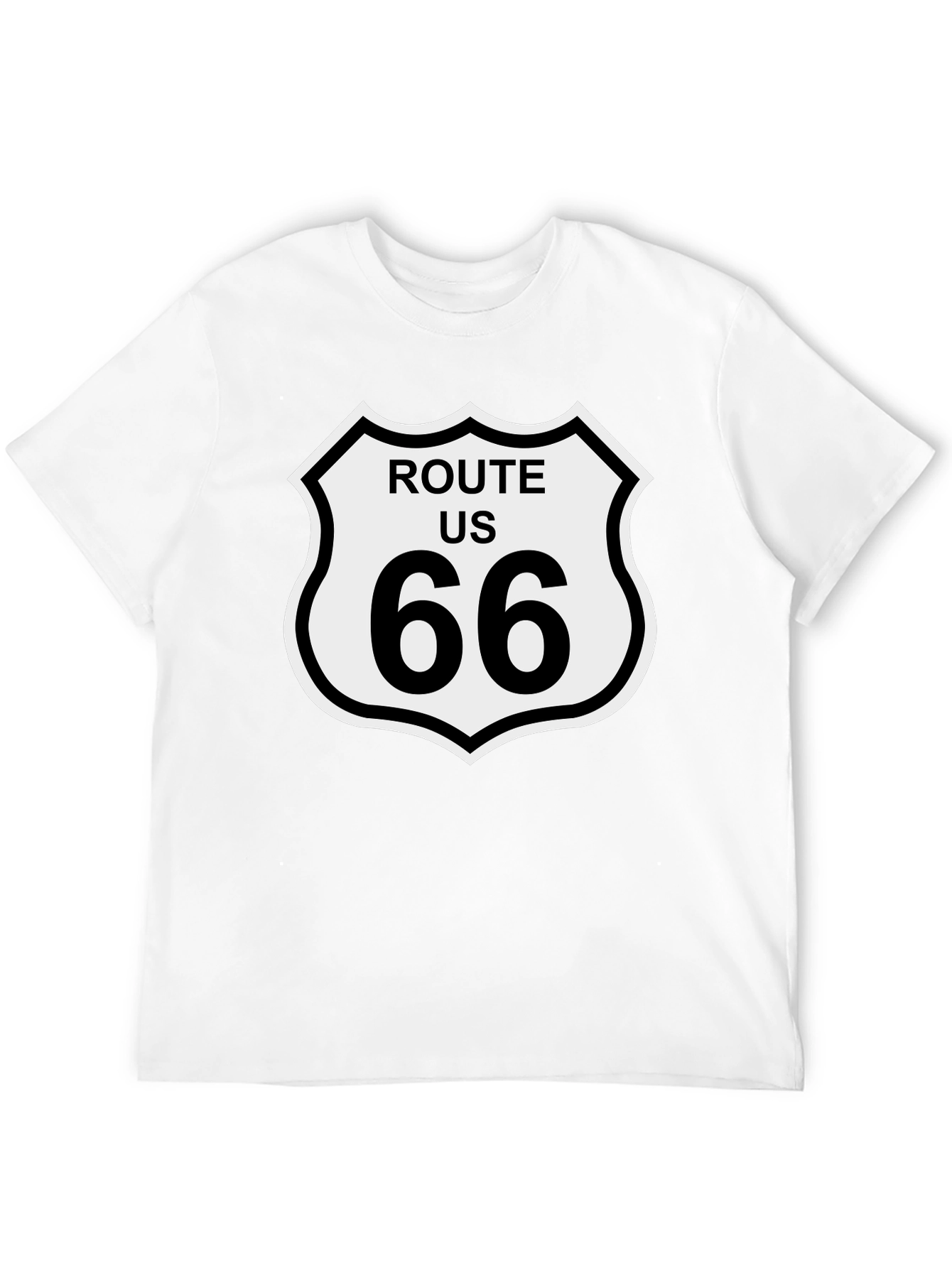 Route 66 Graphic Tee - Classic American Road Trip