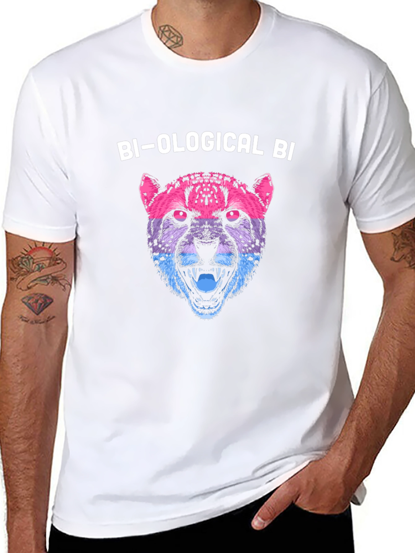 Bi-Ological Bi Cheetah T-Shirt