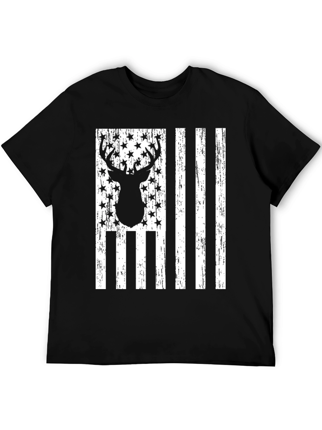 Deer American Flag Graphic Tee