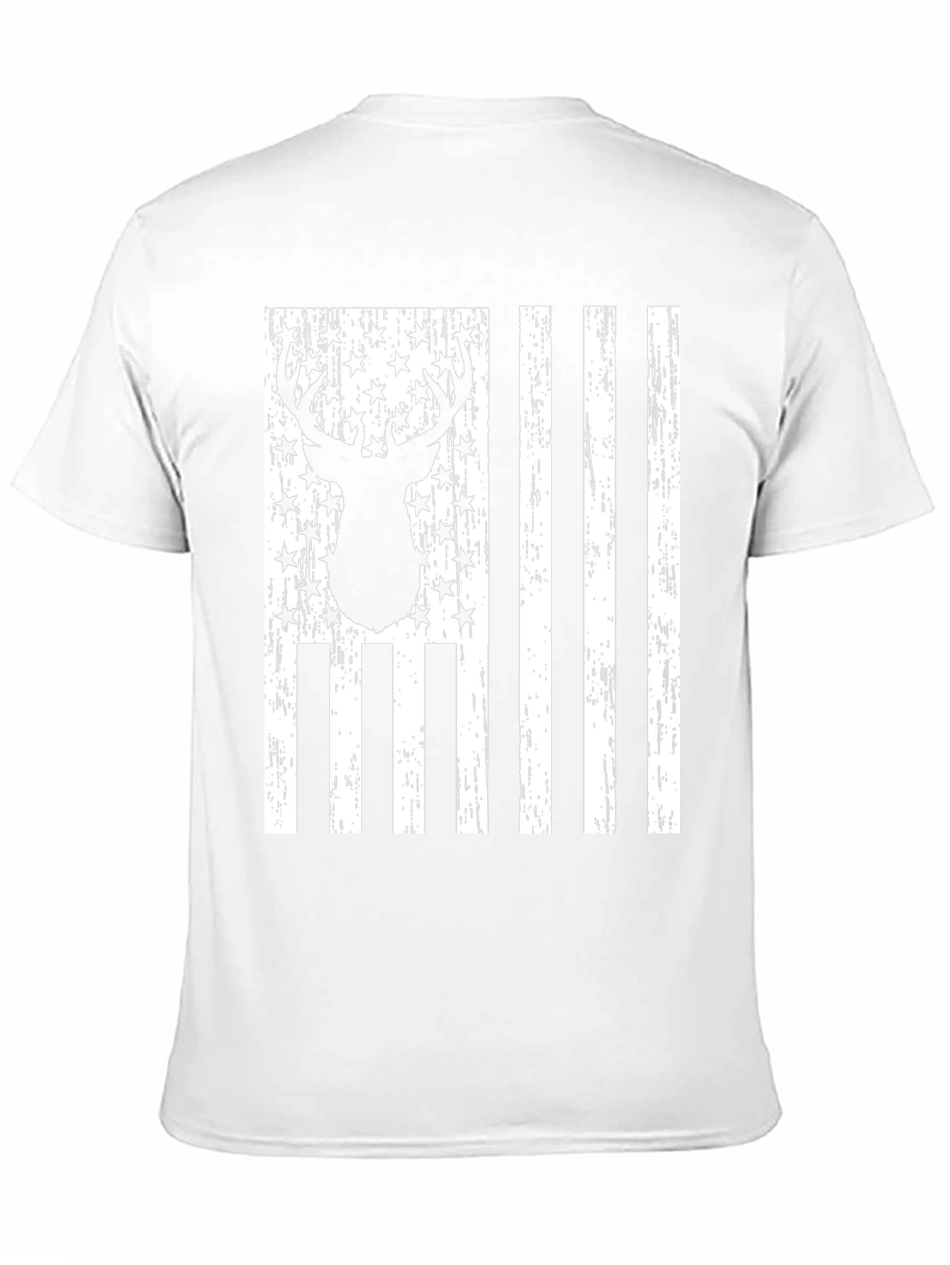 Deer American Flag Graphic Tee