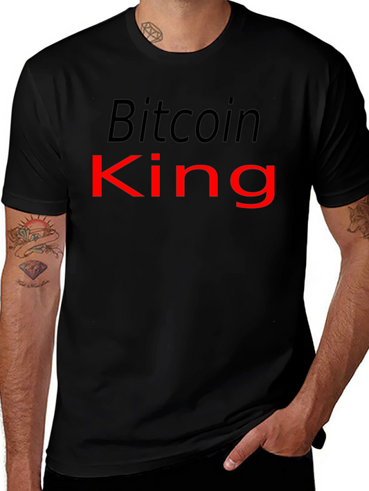 Bitcoin King Graphic T-Shirt - Crypto Currency Tee