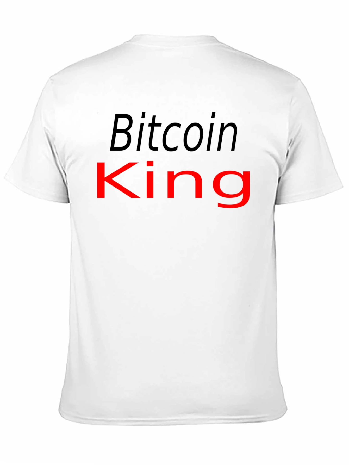 Bitcoin King Graphic T-Shirt - Crypto Currency Tee