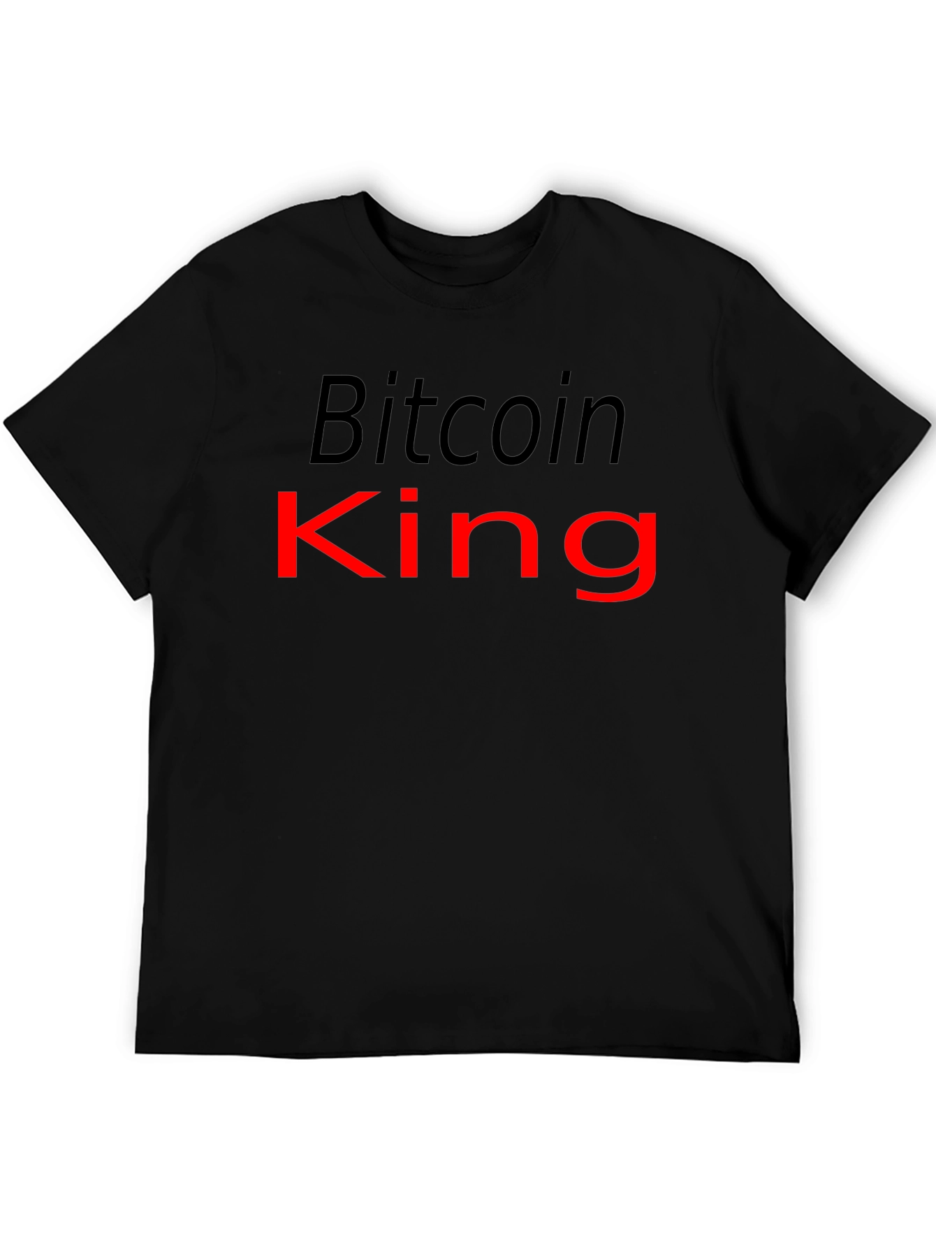 Bitcoin King Graphic T-Shirt - Crypto Currency Tee