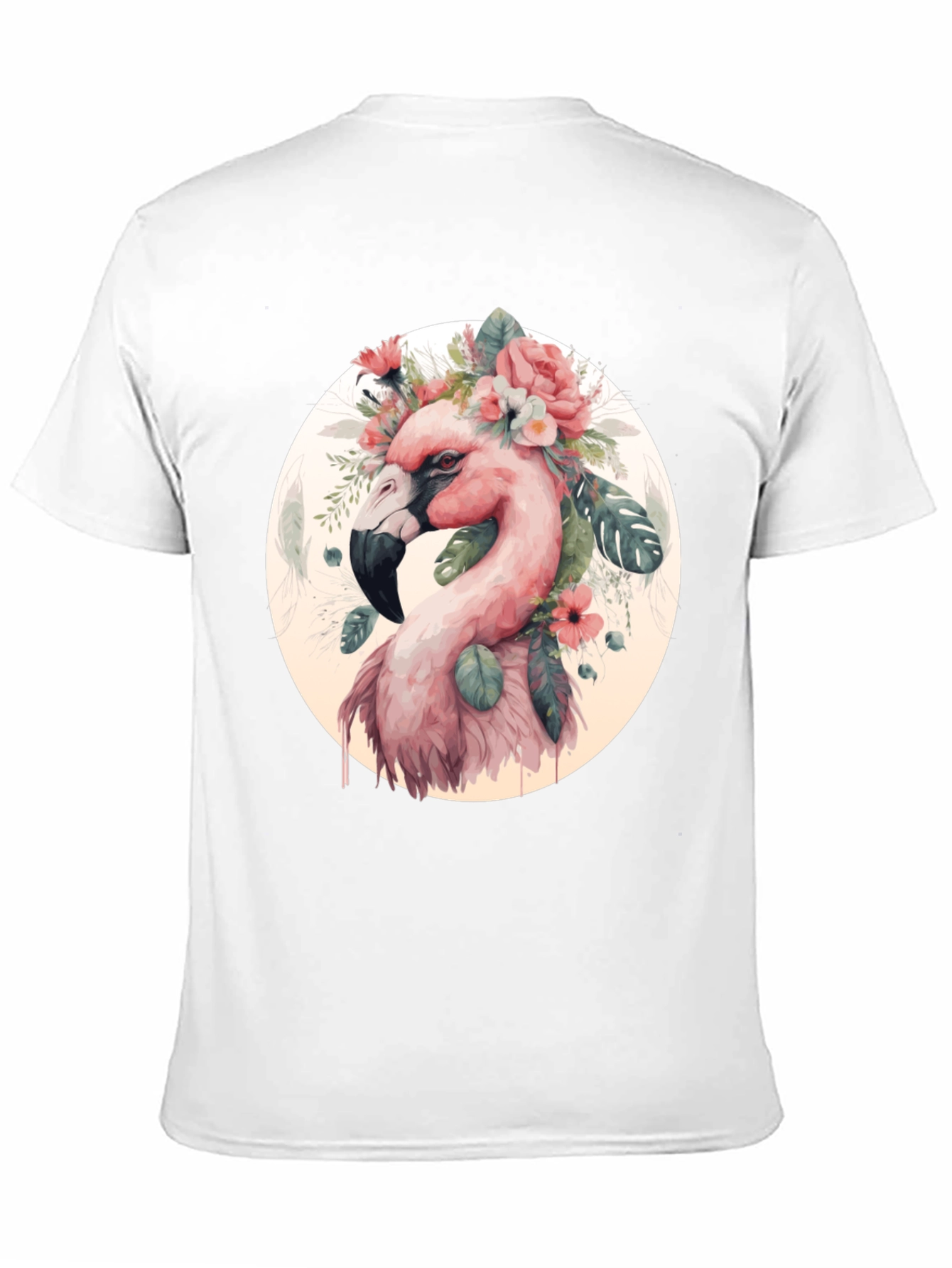 Floral Flamingo Graphic Tee