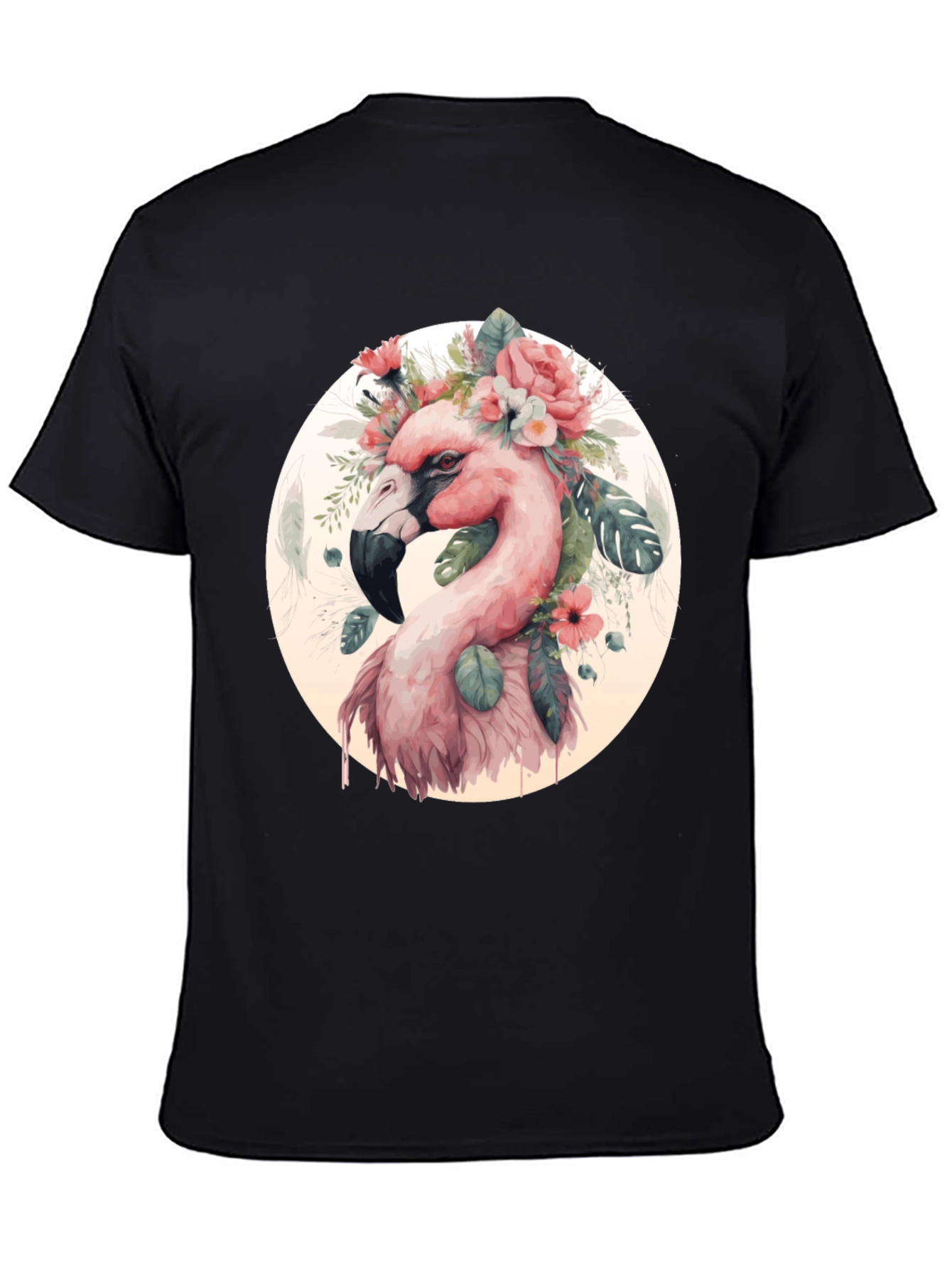 Floral Flamingo Graphic Tee