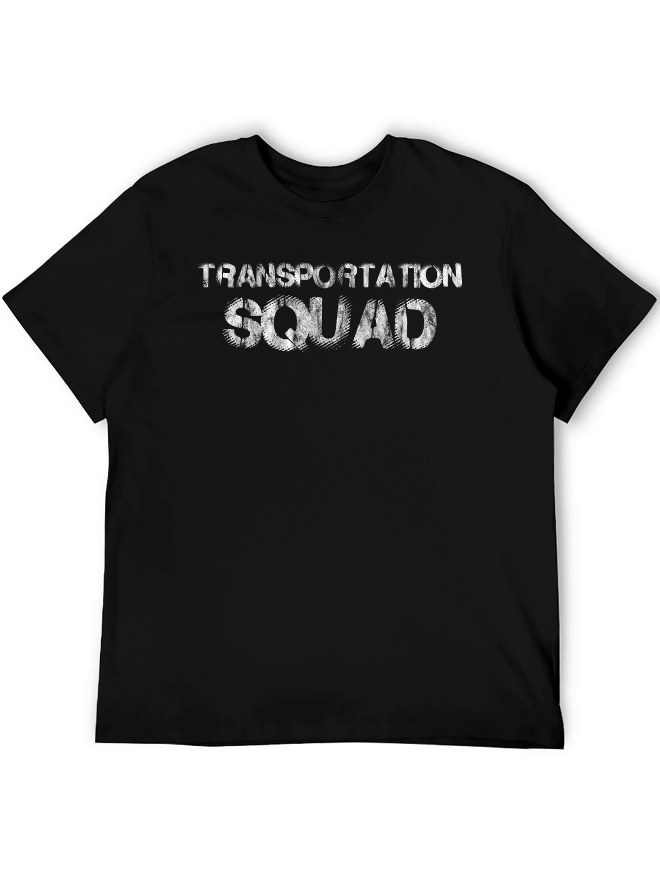 Transportation Squad Graphic T-Shirt - Black