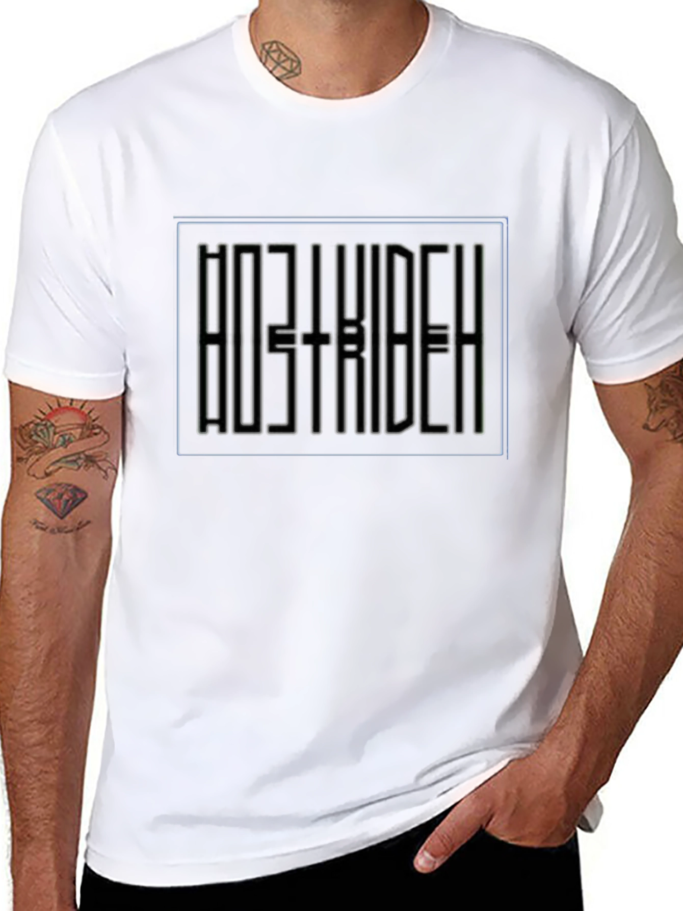 Austrider Graphic Print Black T-Shirt