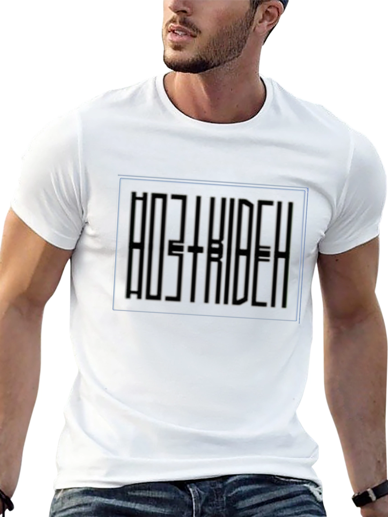 Austrider Graphic Print Black T-Shirt