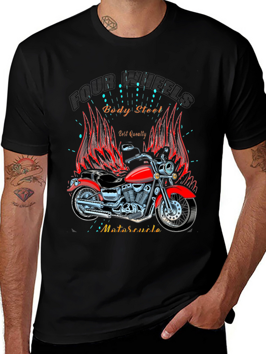 Motorcycle Graphic T-Shirt - Ride in Style!