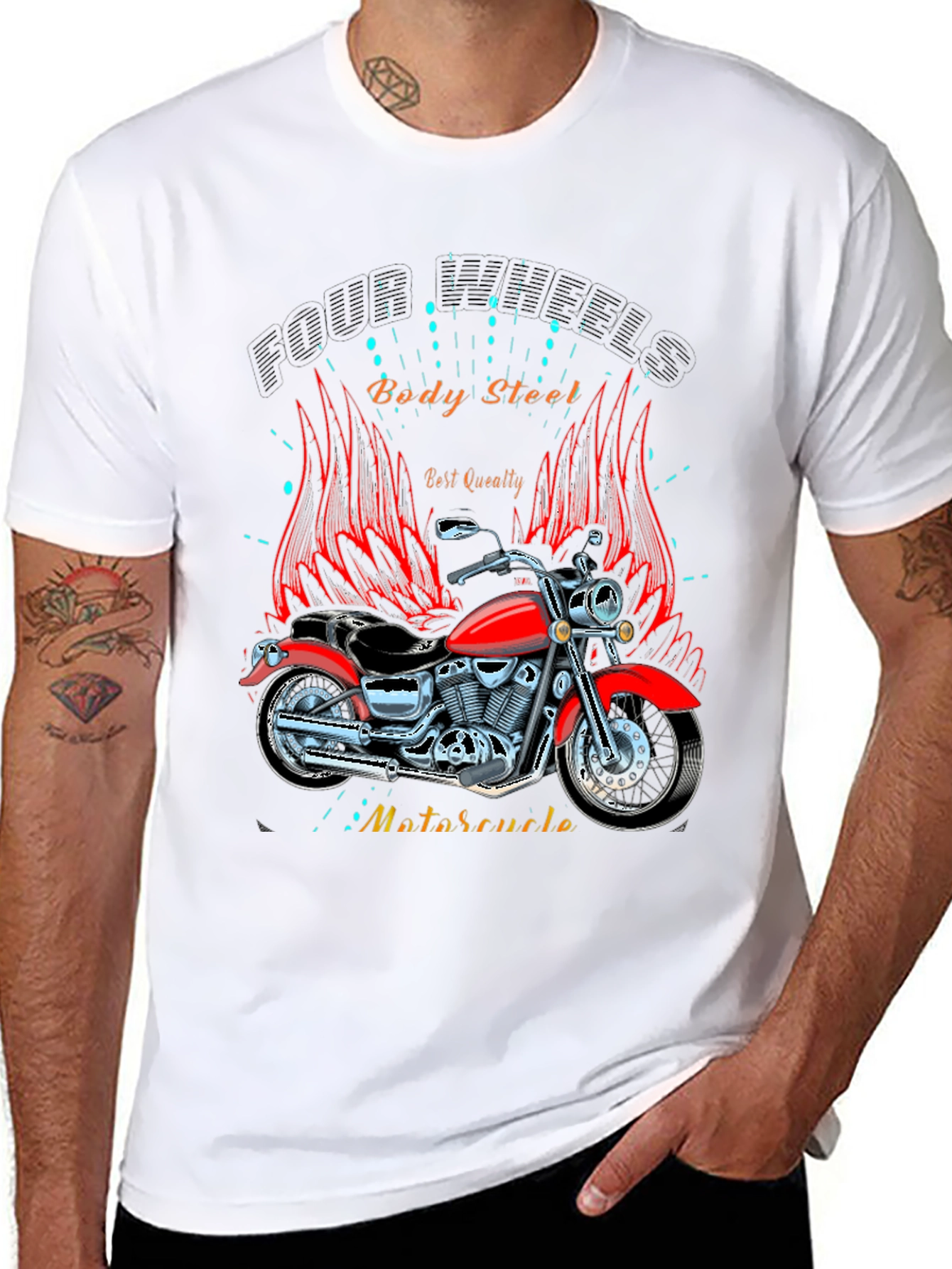 Motorcycle Graphic T-Shirt - Ride in Style!