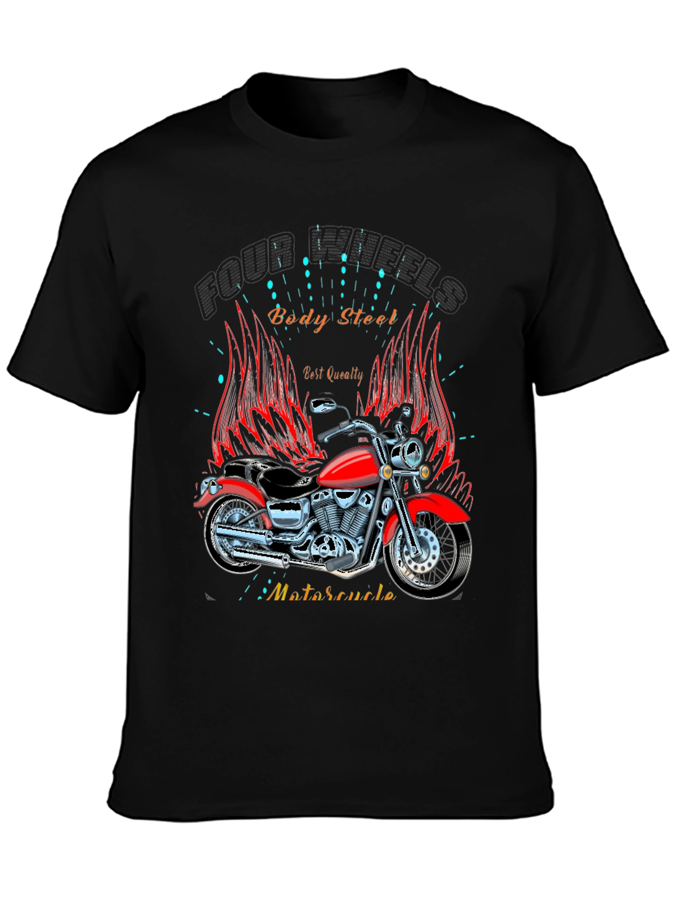 Motorcycle Graphic T-Shirt - Ride in Style!