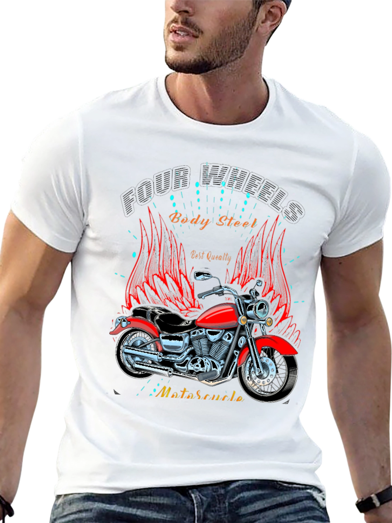 Motorcycle Graphic T-Shirt - Ride in Style!