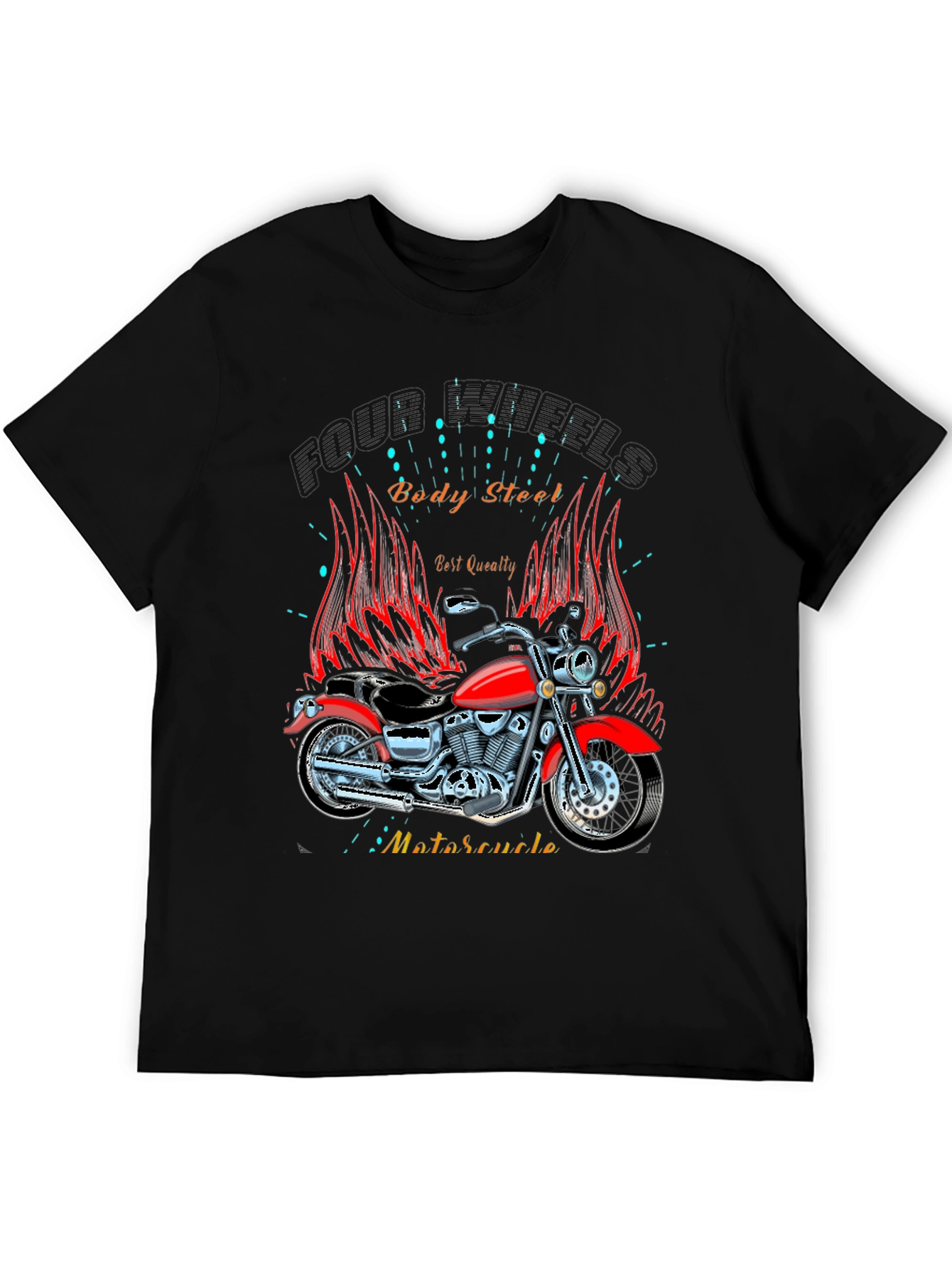 Motorcycle Graphic T-Shirt - Ride in Style!