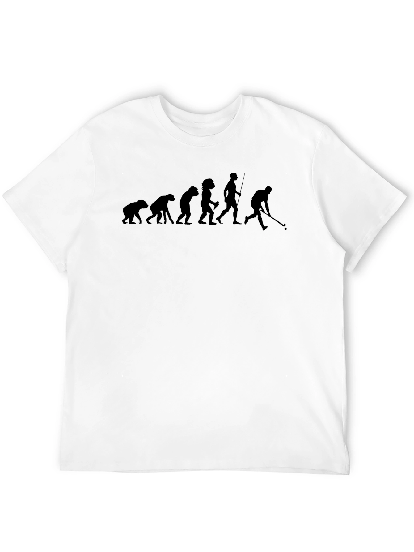 Evolution of Hockey T-Shirt - Black Cotton Tee