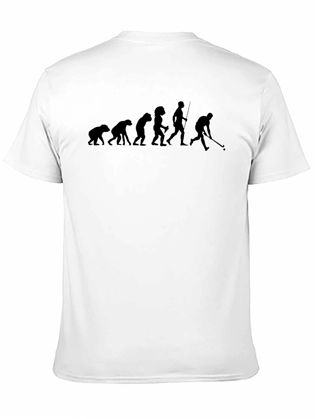 Evolution of Hockey T-Shirt - Black Cotton Tee
